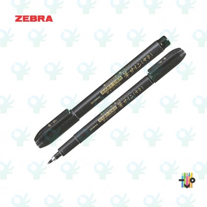 Zebra Brush Pen Brush Sign Ususumi P-WF1-GR For Sale Online